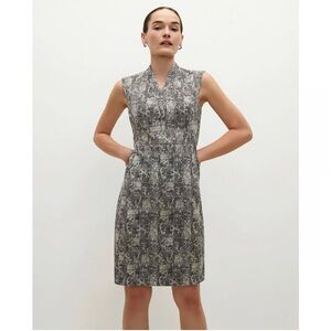 MM Lafleur Aditi Dress in Black and Gray
